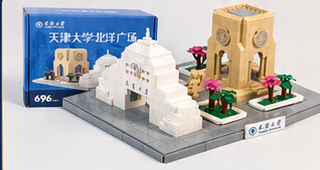 天津大学北洋广场校庆积木模型展示