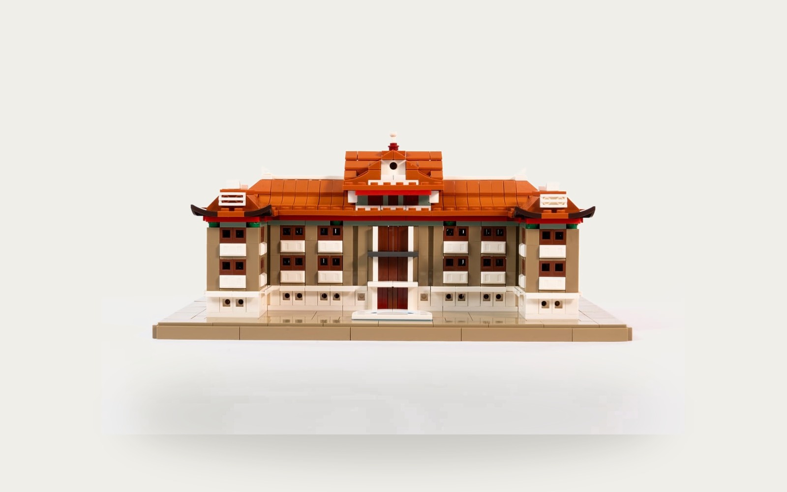 天津大学 130 周年校园文创积木与包装实物