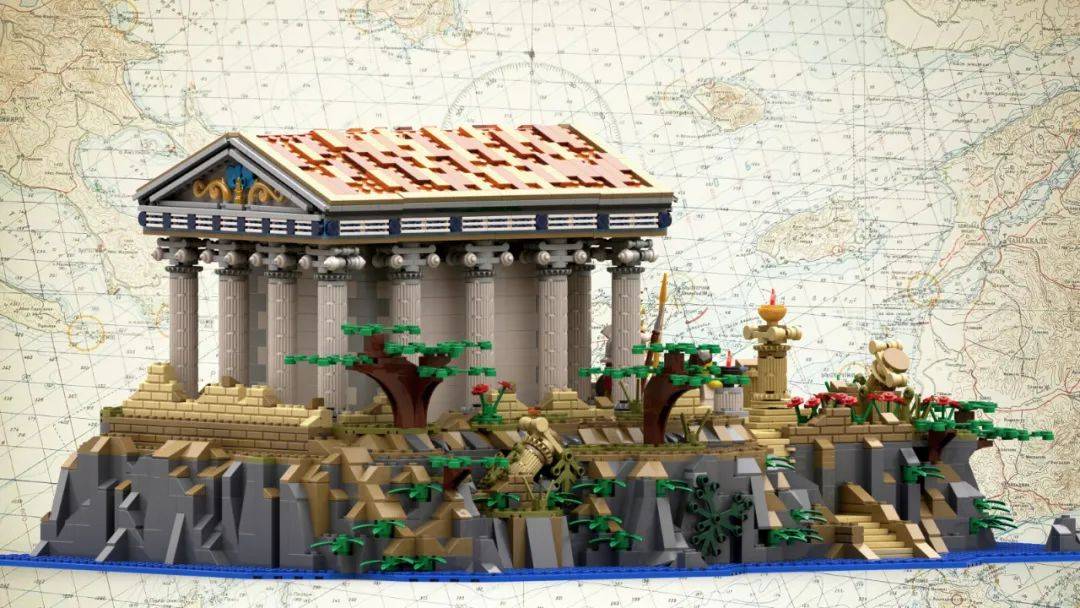 乐高Ideas作品古希腊神庙获得10000票支持！本期入审作品已达35个！ -1