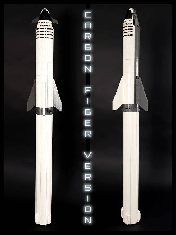 乐高Ideas作品“SpaceX星舰和超级重型火箭”获得10000票支持 -1