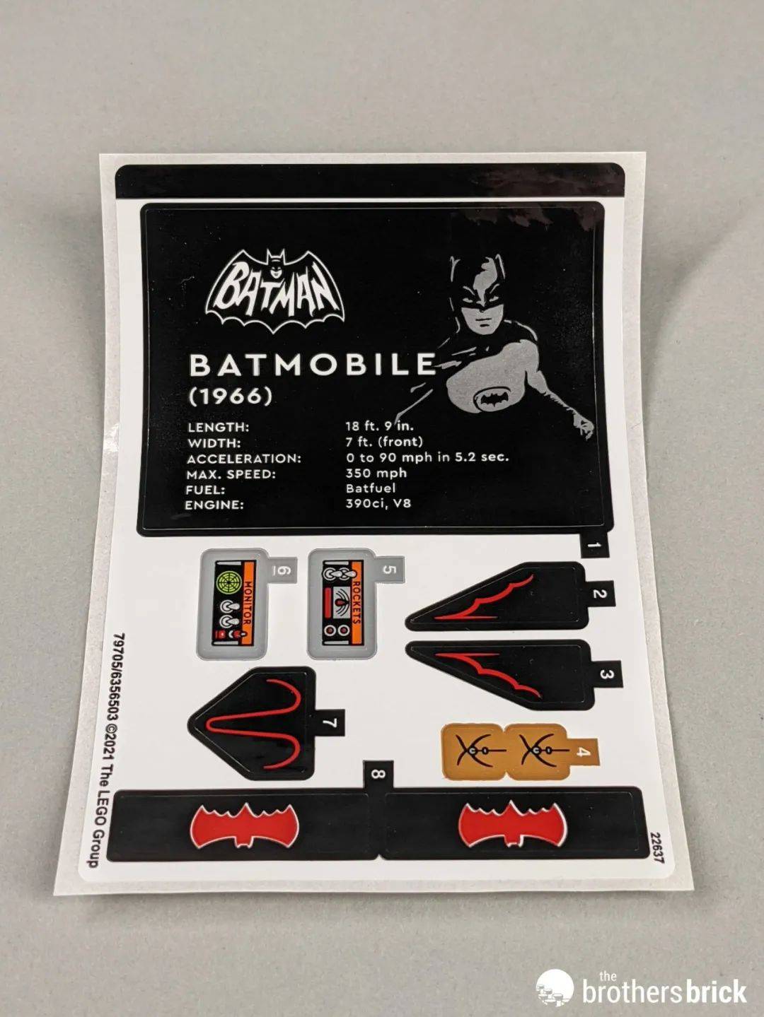 乐高DC蝙蝠侠系列76188蝙蝠车开箱测评 -1