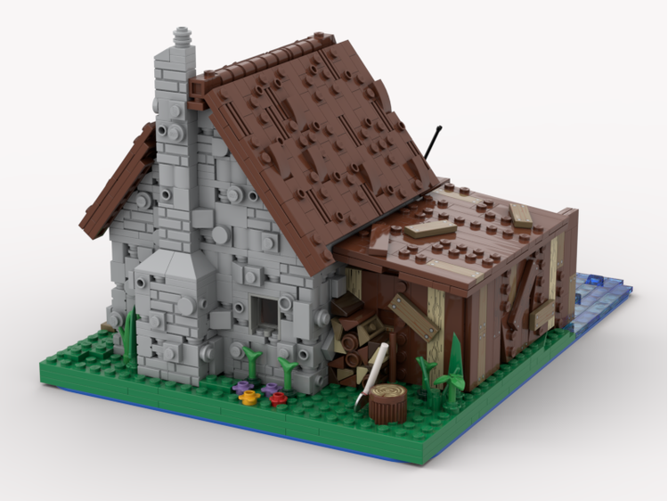 【中世纪】- 钓鱼小屋（MOC-47967） -1