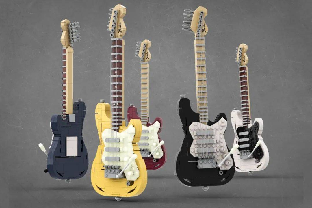 传闻乐高Ideas套装21329黑色Stratocaster将于九月发布 -1