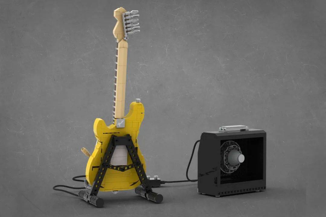 传闻乐高Ideas套装21329黑色Stratocaster将于九月发布 -1