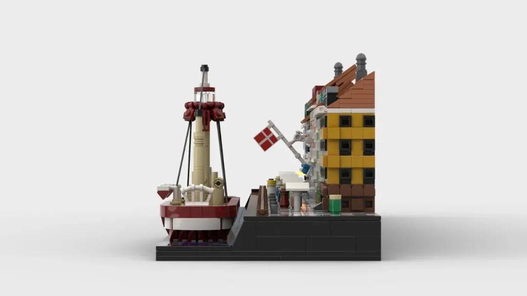 乐高Ideas作品丹麦哥本哈根新港获得10000票支持！ -1