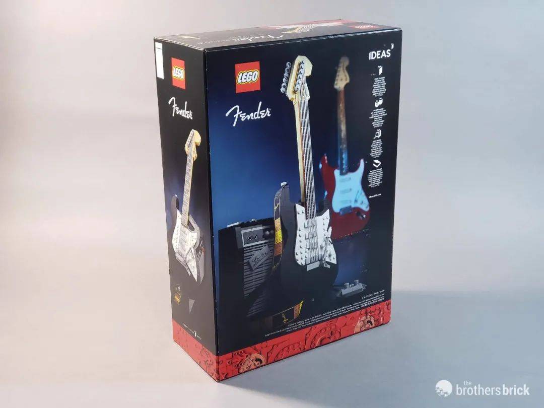 乐高Ideas套装21329 Fender Stratocaster开箱评测 -1