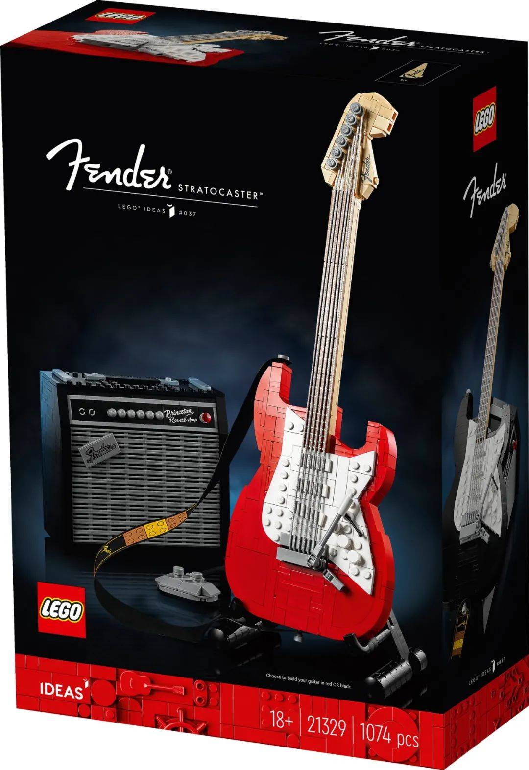 乐高正式发布21329 Fender Stratocaster吉他！有两种颜色！ -1