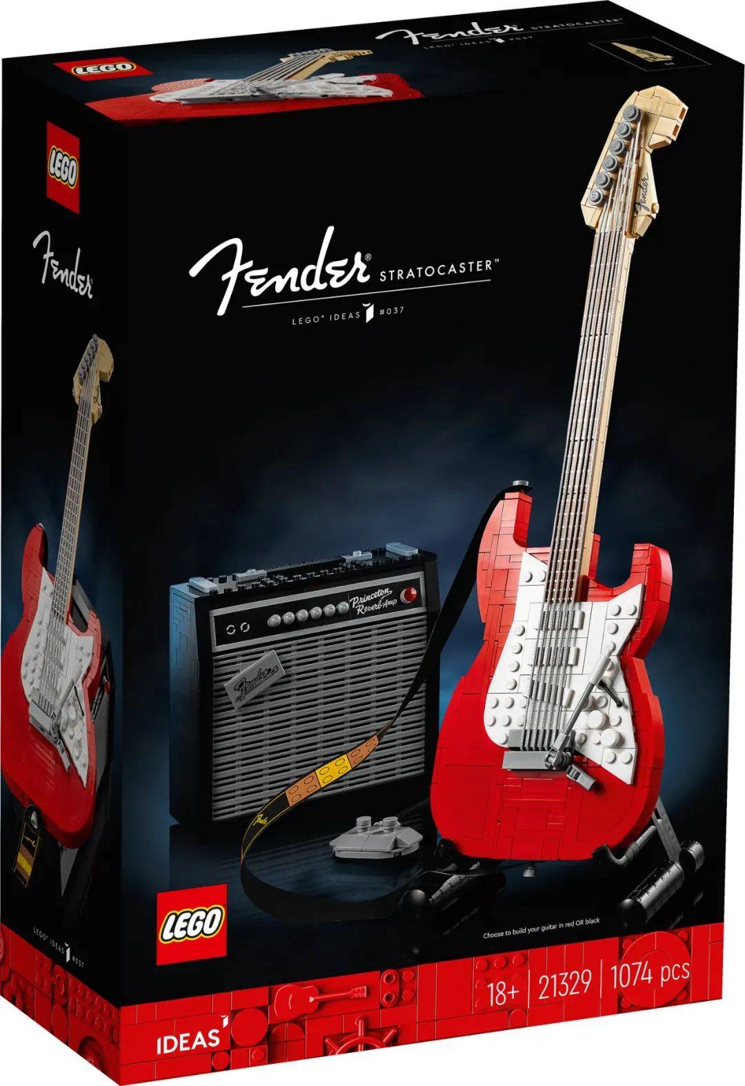 乐高正式发布21329 Fender Stratocaster吉他！有两种颜色！ -1