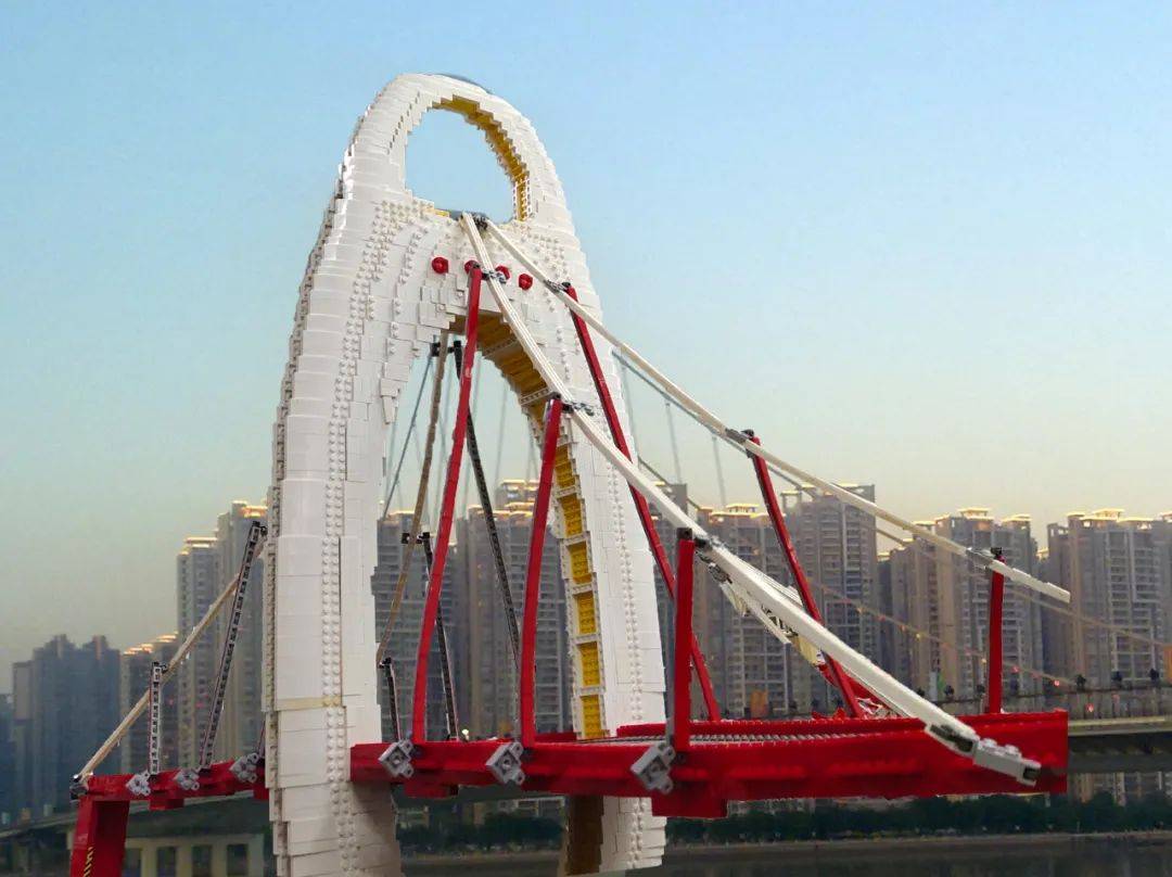 用十万片乐高拼成的广州城市天际线！国内玩家创作的高四米MOC作品 -1