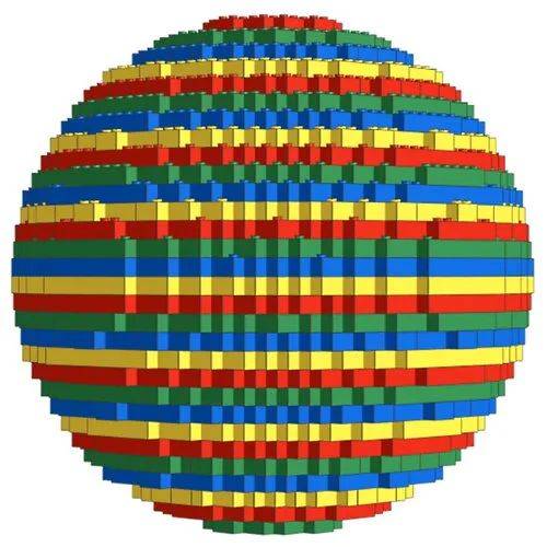教你用乐高砖块拼出圆形球体 -1