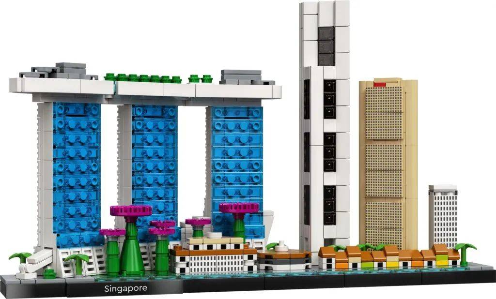 新加坡天际线发布！乐高2022年首个建筑套装即将到来 -1