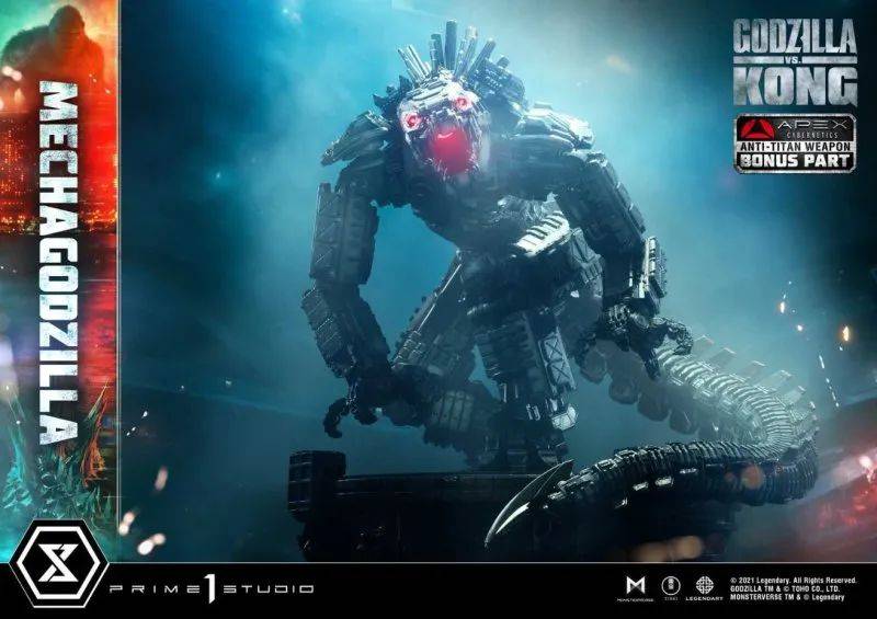 Prime 1 Studio发布《哥斯拉大战金刚》UDM“机械哥斯拉”无比例雕像 -1