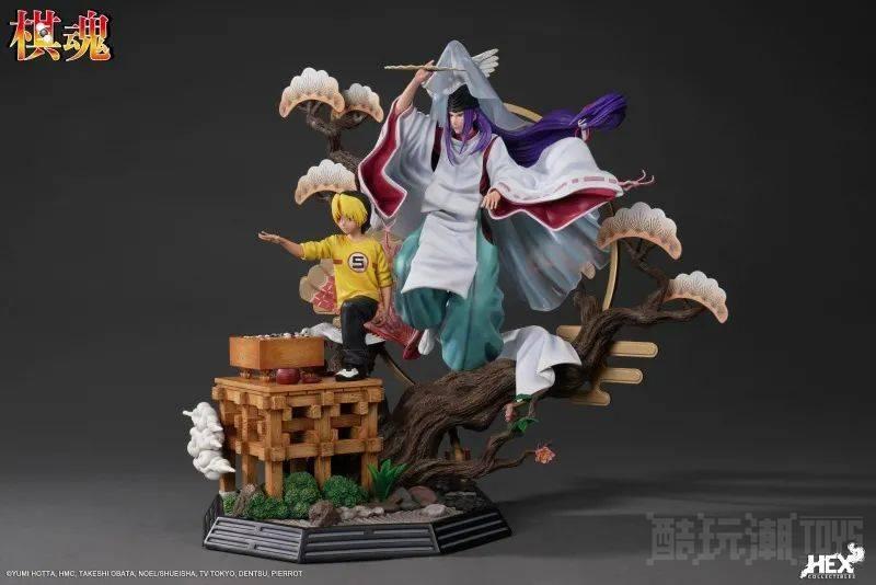 HEX Collectibles《棋魂 进藤光&藤原佐为：神之一手》1/6比例经典场景雕像发布 -1