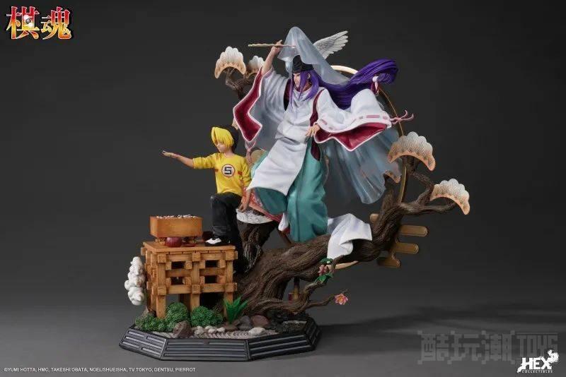 HEX Collectibles《棋魂 进藤光&藤原佐为：神之一手》1/6比例经典场景雕像发布 -1