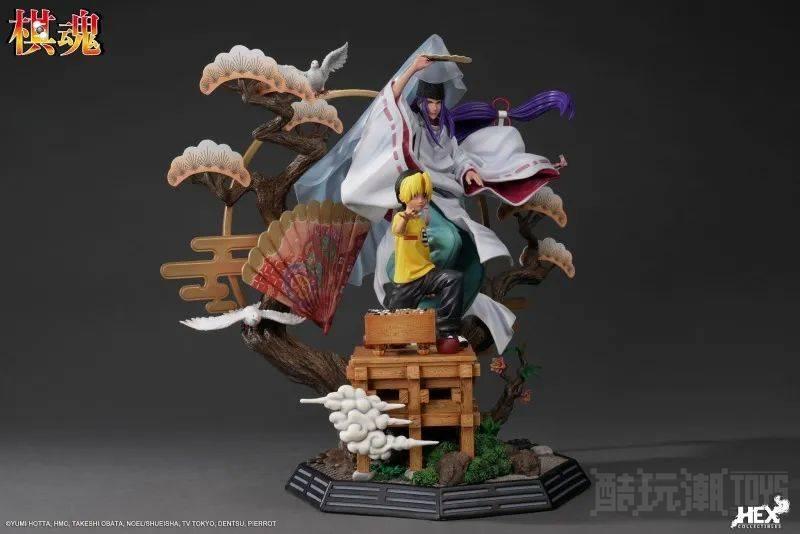 HEX Collectibles《棋魂 进藤光&藤原佐为：神之一手》1/6比例经典场景雕像发布 -1