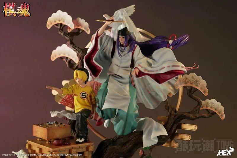 HEX Collectibles《棋魂 进藤光&藤原佐为：神之一手》1/6比例经典场景雕像发布 -1