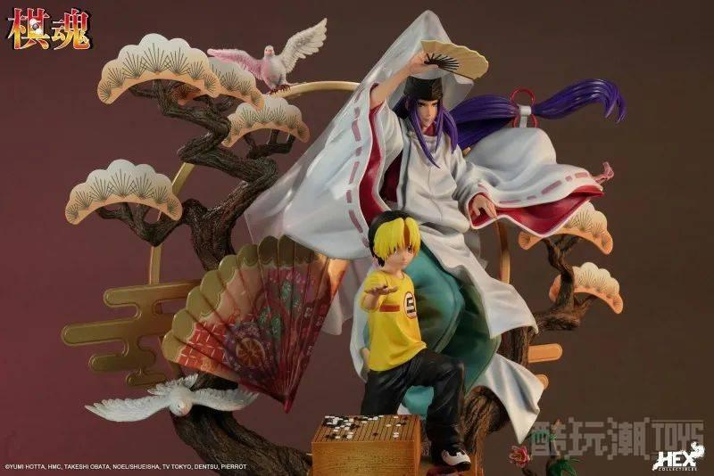 HEX Collectibles《棋魂 进藤光&藤原佐为：神之一手》1/6比例经典场景雕像发布 -1