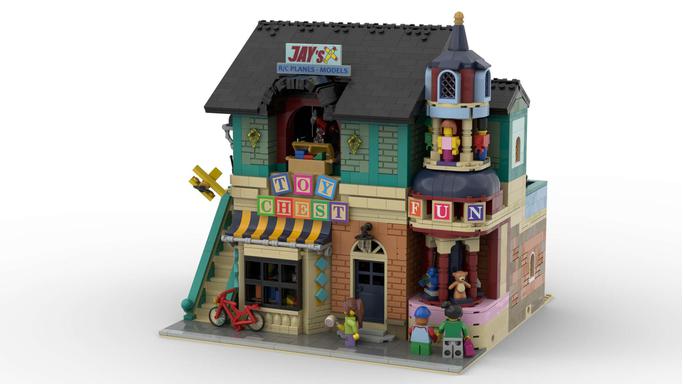 MOC - 玩具店 - 玩具箱 -1