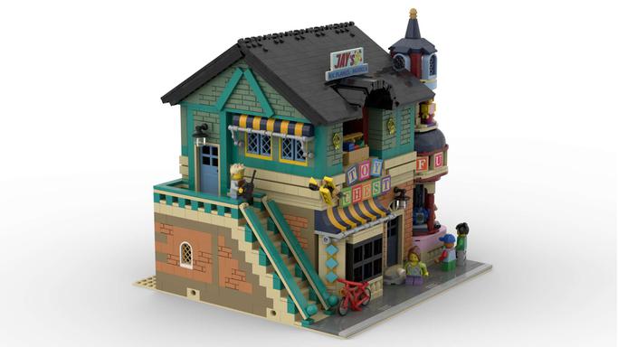 MOC - 玩具店 - 玩具箱 -1