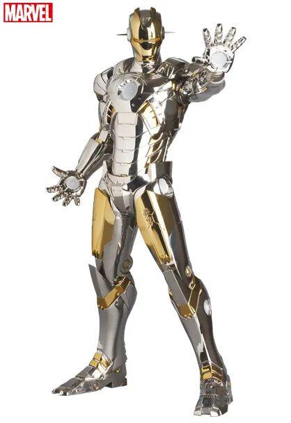 空山基×钢铁侠！MEDICOM TOY“IRON MAN HAJIME SORAYAMA 大都会 变体Ver.”雕像 -1