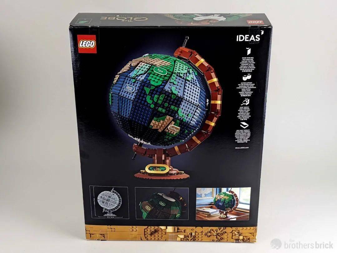 乐高Ideas套装21332地球仪开箱评测 -1 乐高Ideas套装21332地球仪开箱评测 -1