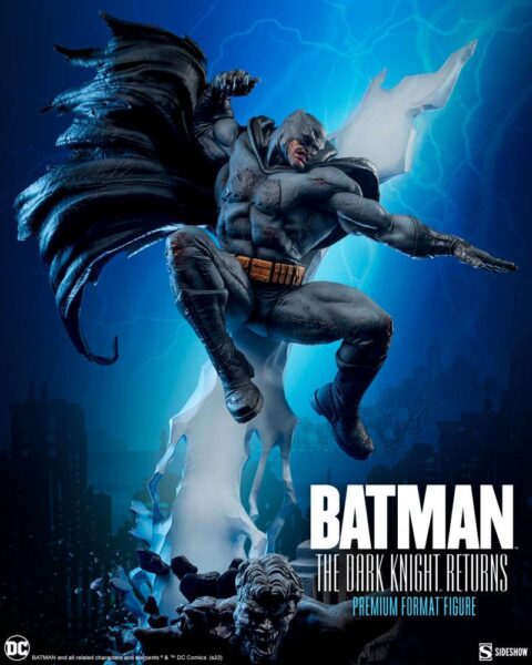 Sideshow Premium Format Figure系列《蝙蝠侠：黑暗骑士归来》蝙蝠侠（Batman）全身雕像公开