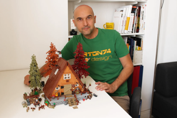 用乐高积木搭建是一种艺术，Norton74和他的森林A型木屋【10K俱乐部访谈】
