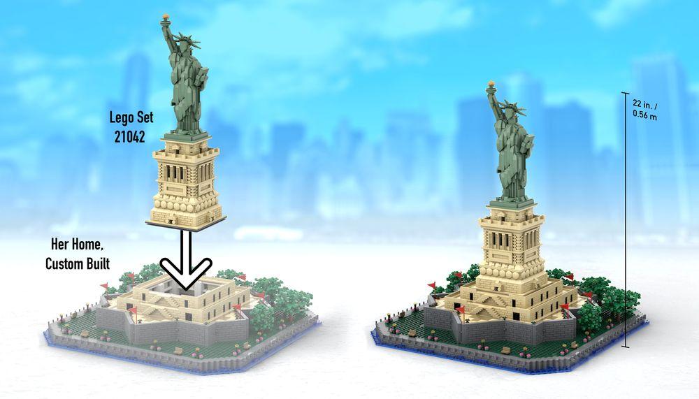 自由女神像--底座附加装置Statue of Liberty - Base Add-on -1