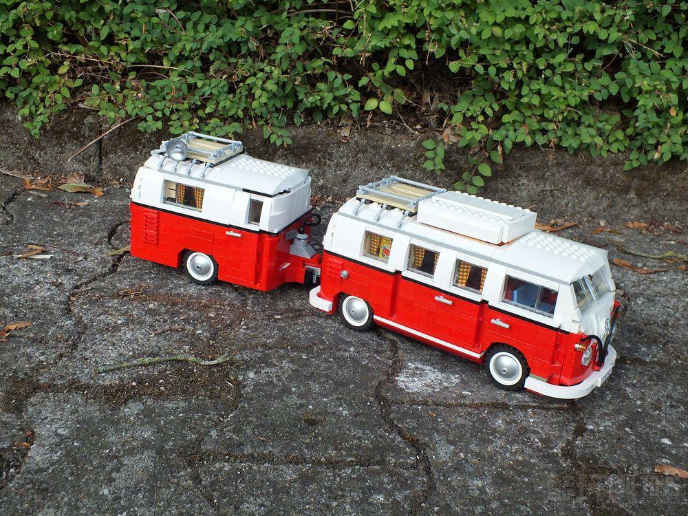 T1巴士的大篷车野营拖车 Caravan Camping Trailer for 10220 T1 Bus -1
