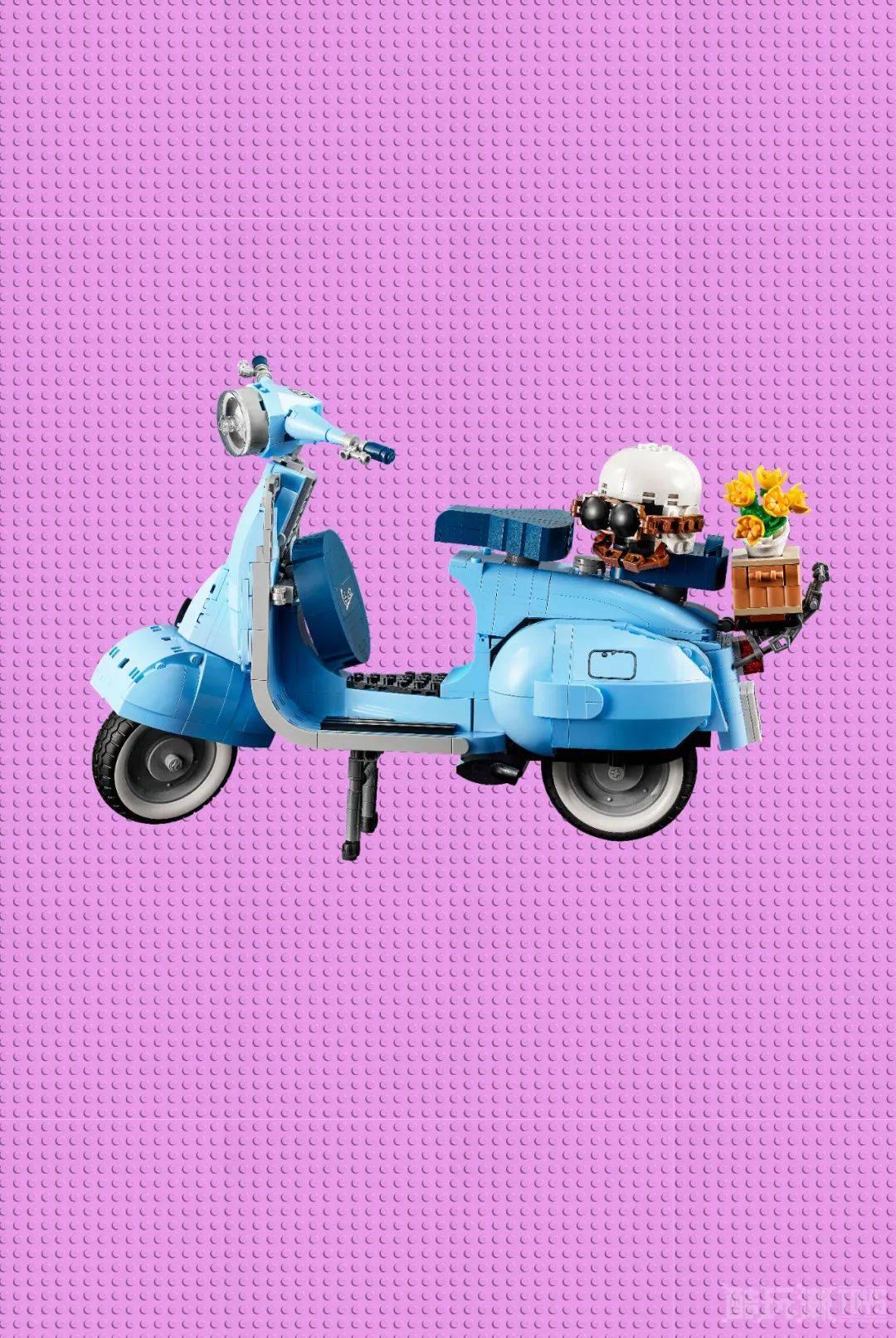 体验上世纪意大利风情!乐高正式发布10298 Vespa 125踏板摩托车 -1 体验上世纪意大利风情!乐高正式发布10298 Vespa 125踏板摩托车 -1