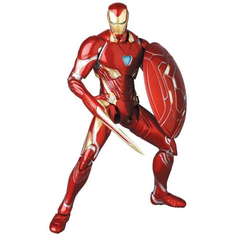 MAFEX《复仇者联盟：无限之战》钢铁人马克50 可动人偶 丰富武装配件收录 -1