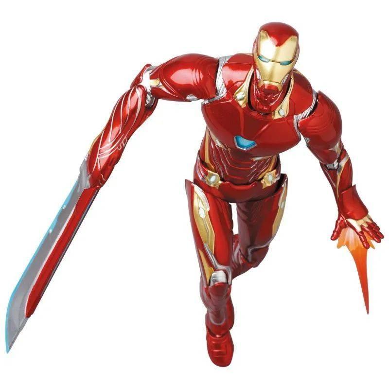 MAFEX《复仇者联盟：无限之战》钢铁人马克50 可动人偶 丰富武装配件收录 -1