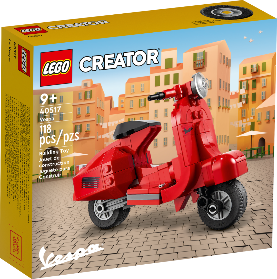 红色小摩托公布!乐高正式发布40517Vespa套装 -1 红色小摩托公布!乐高正式发布40517Vespa套装 -1