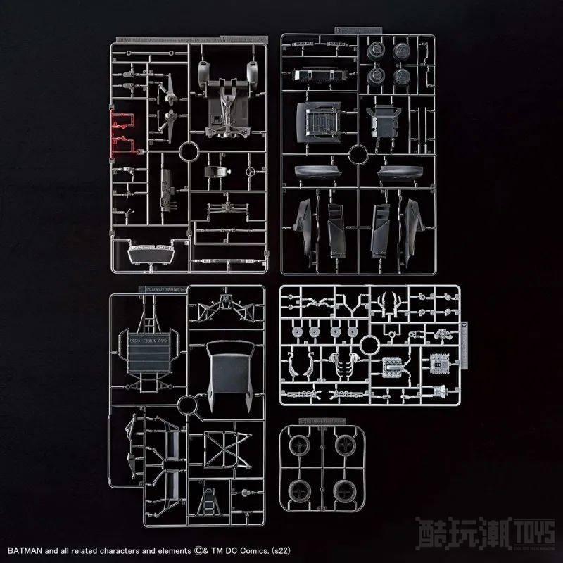 万代《1/35 SCALE 蝙蝠车（蝙蝠侠2022 Ver.）》组装模型新版蝙蝠车登场 -1