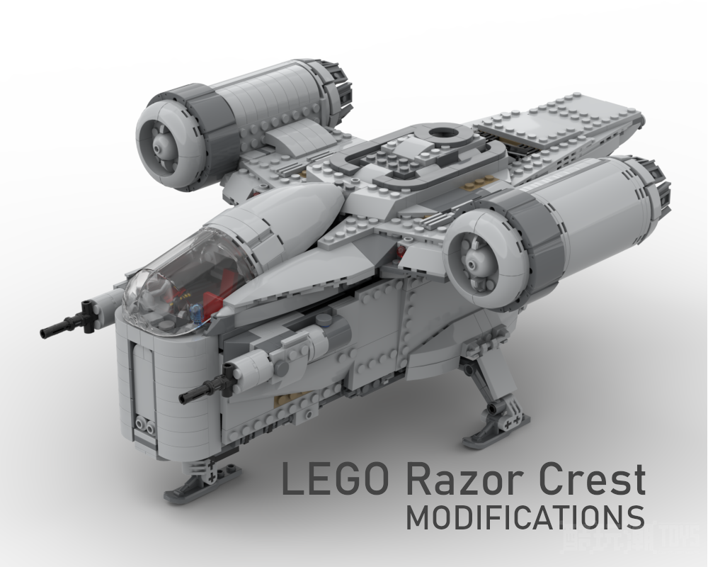 Razor Crest Modifications 75292 -1