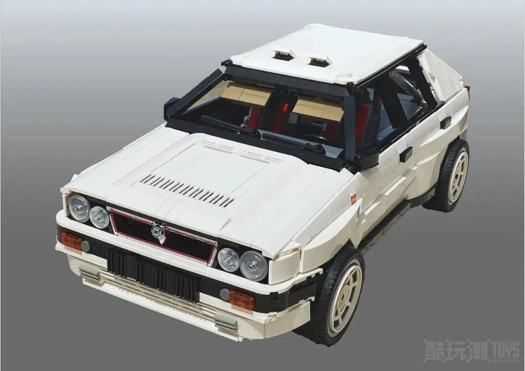 乐高Ideas作品“蓝旗亚Delta Integrale 16V拉力赛车”获得10000票支持! -1