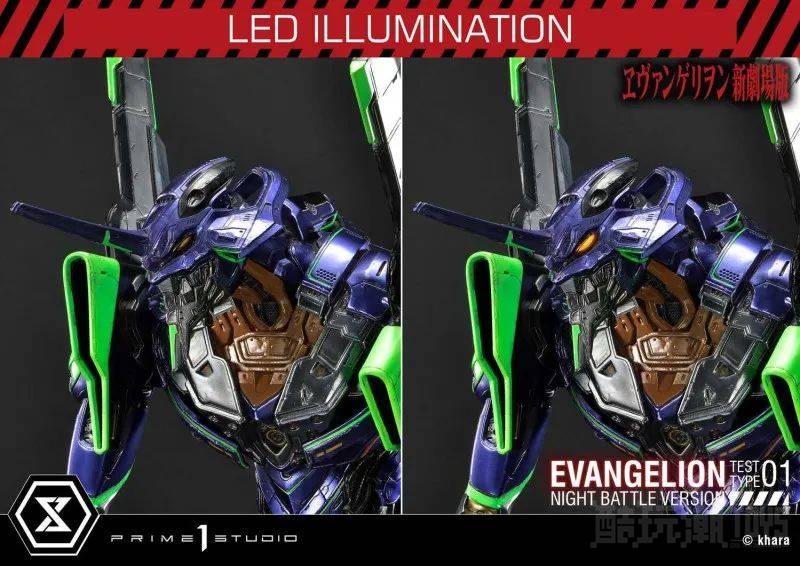 Prime 1 Studio “EVA 初号机 夜间战斗版” 雕像 十周年限量500体！ -1