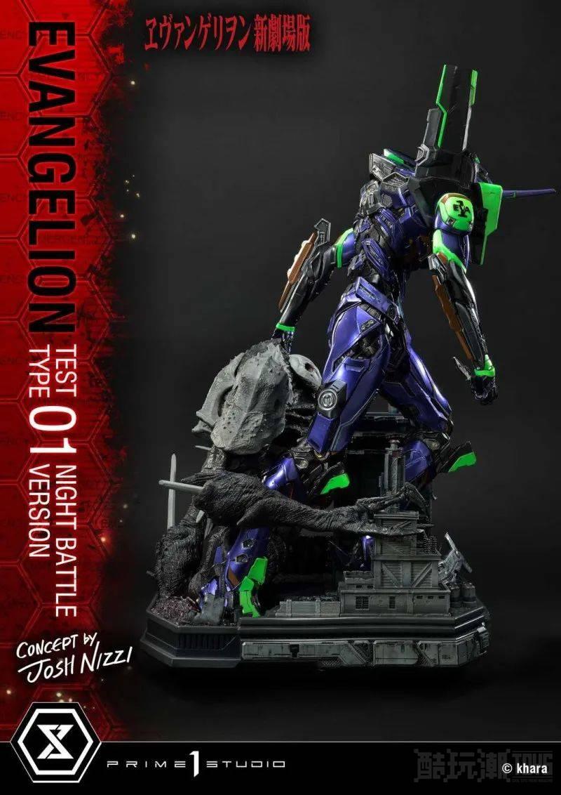Prime 1 Studio “EVA 初号机 夜间战斗版” 雕像 十周年限量500体！ -1