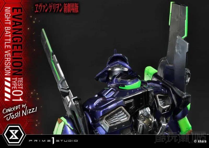 Prime 1 Studio “EVA 初号机 夜间战斗版” 雕像 十周年限量500体！ -1