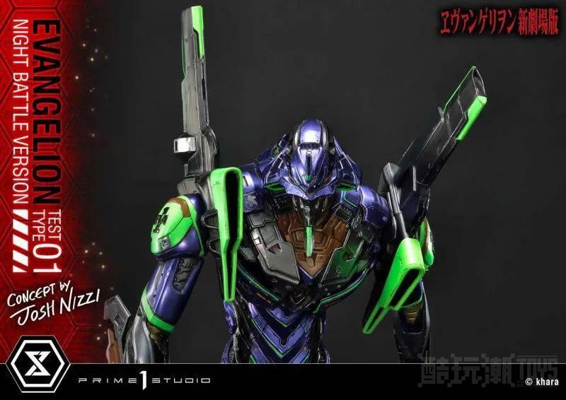 Prime 1 Studio “EVA 初号机 夜间战斗版” 雕像 十周年限量500体！ -1