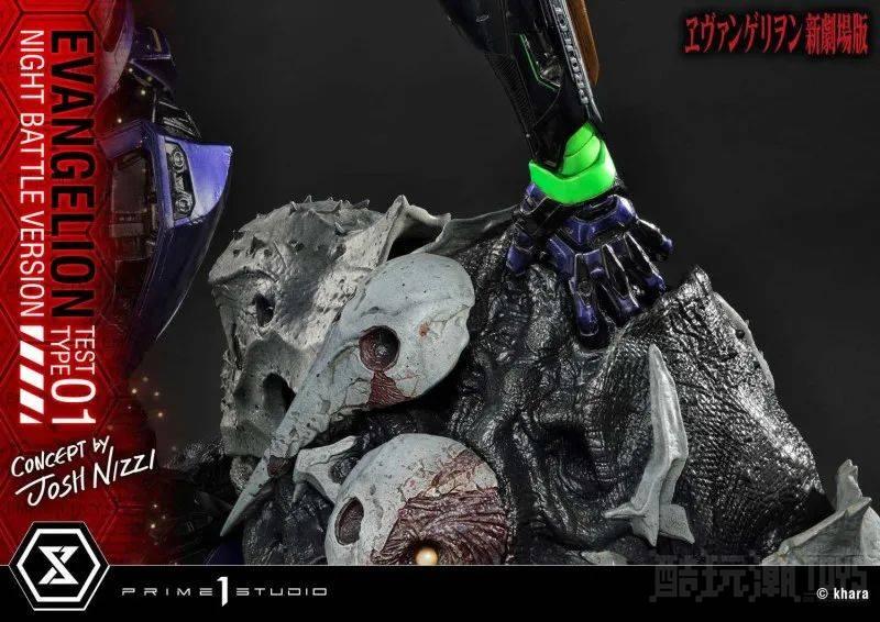 Prime 1 Studio “EVA 初号机 夜间战斗版” 雕像 十周年限量500体！ -1