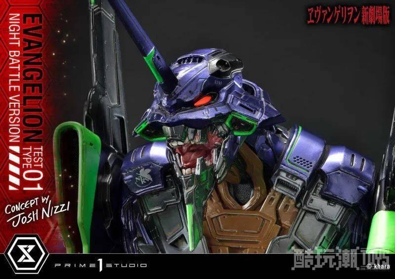 Prime 1 Studio “EVA 初号机 夜间战斗版” 雕像 十周年限量500体！ -1