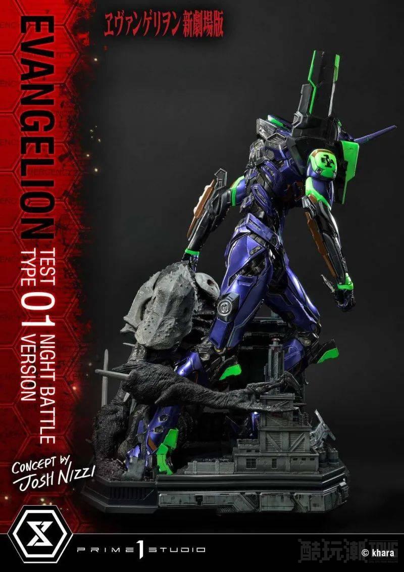 Prime 1 Studio “EVA 初号机 夜间战斗版” 雕像 十周年限量500体！ -1