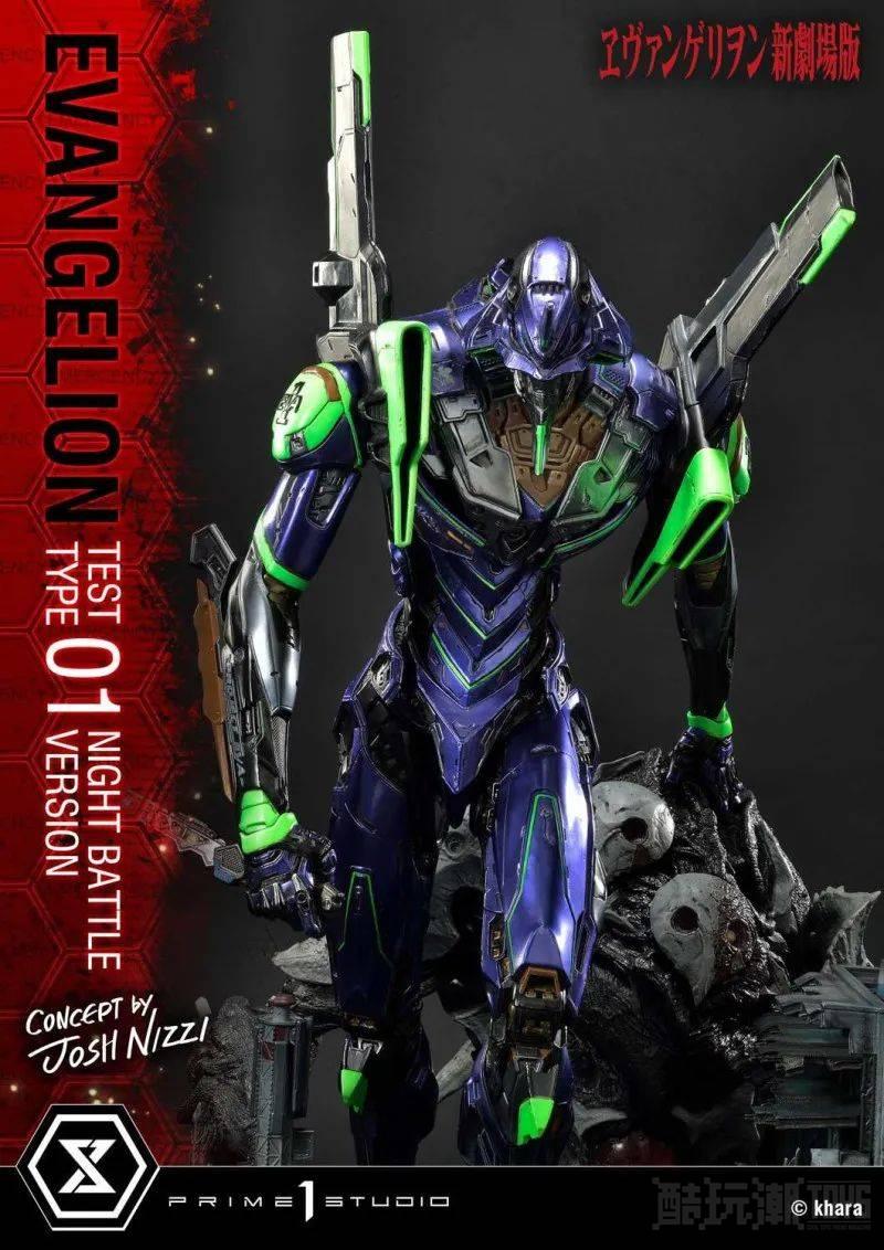 Prime 1 Studio “EVA 初号机 夜间战斗版” 雕像 十周年限量500体！ -1