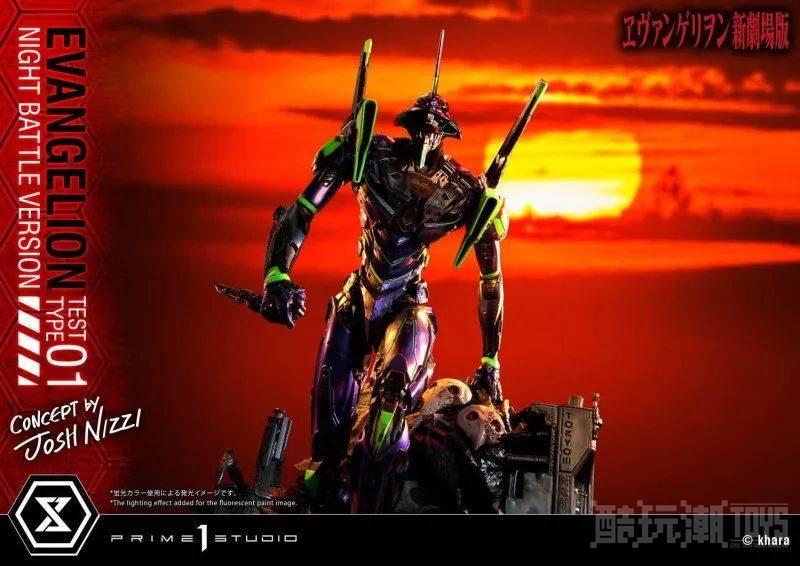Prime 1 Studio “EVA 初号机 夜间战斗版” 雕像 十周年限量500体！ -1
