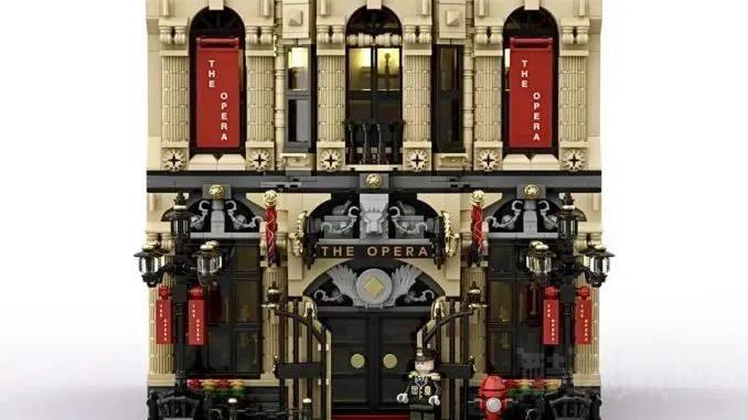 又一件街景作品！乐高Ideas作品“歌剧院”获得10000票支持 -1