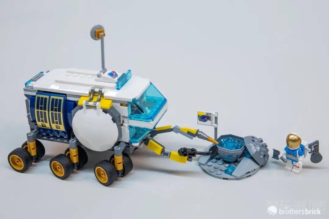 乐高城市60348月面探测车和60350月球研究基地开箱评测 -1