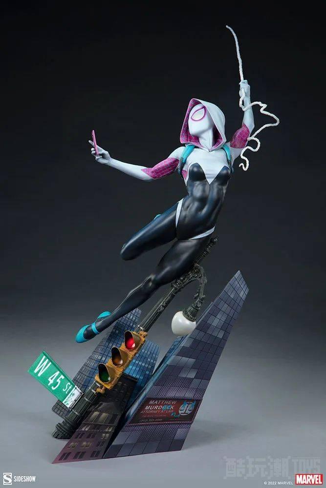 Sideshow Premium Format Figure 系列 MARVEL【蜘蛛格温】全身雕像 普通版/EX版 -1