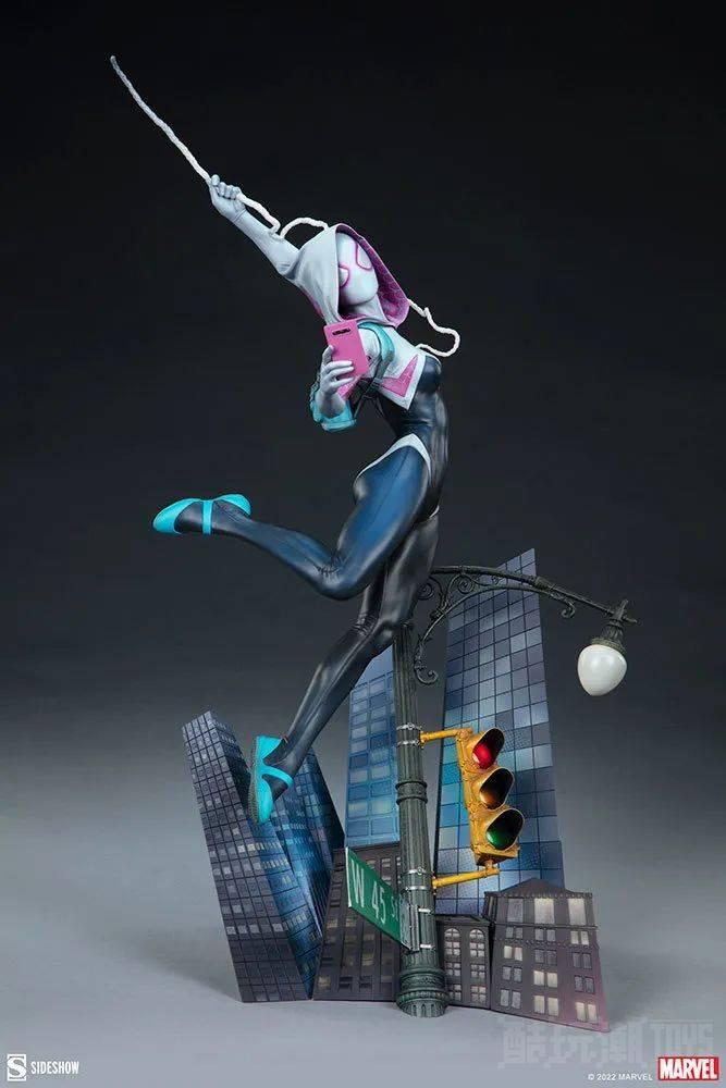 Sideshow Premium Format Figure 系列 MARVEL【蜘蛛格温】全身雕像 普通版/EX版 -1