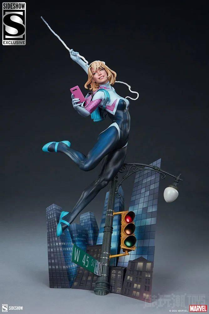 Sideshow Premium Format Figure 系列 MARVEL【蜘蛛格温】全身雕像 普通版/EX版 -1